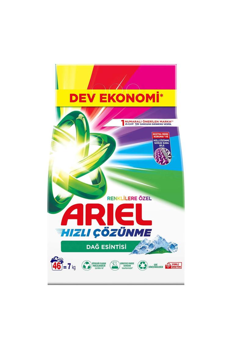 Aquapudra Dağ Esintisi Renklilere Özel 7 kg Toz Çamaşır Deterjanı