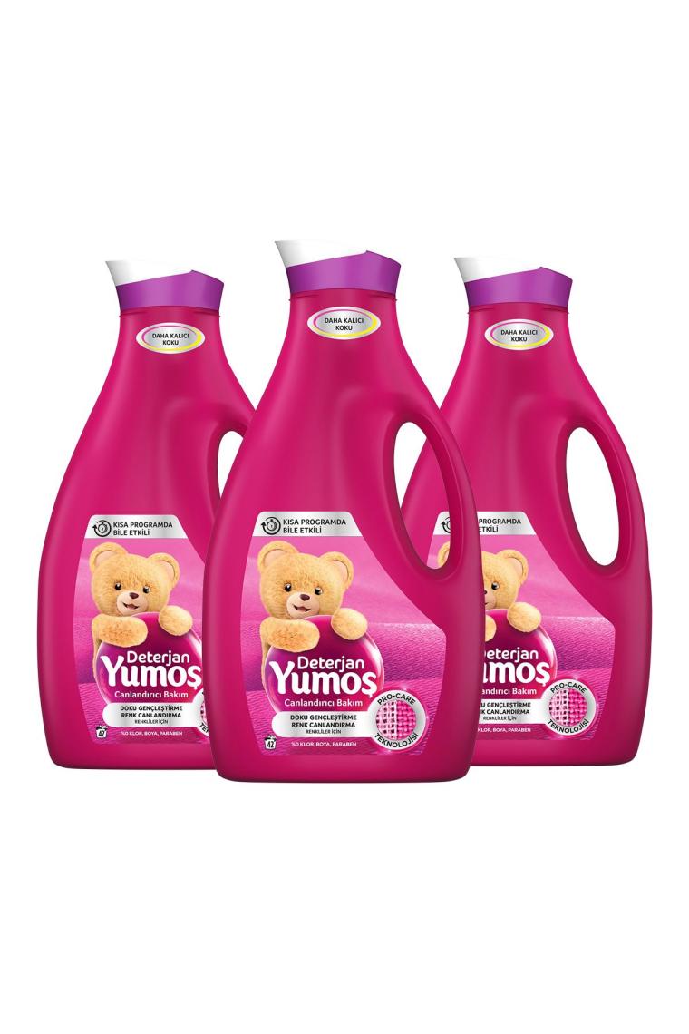 Sıvı Bakım Çamaşır Deterjanı Renkli Giysiler Için Renk Korumada Daha Iyisi Yok 2520 ml 3 Adet