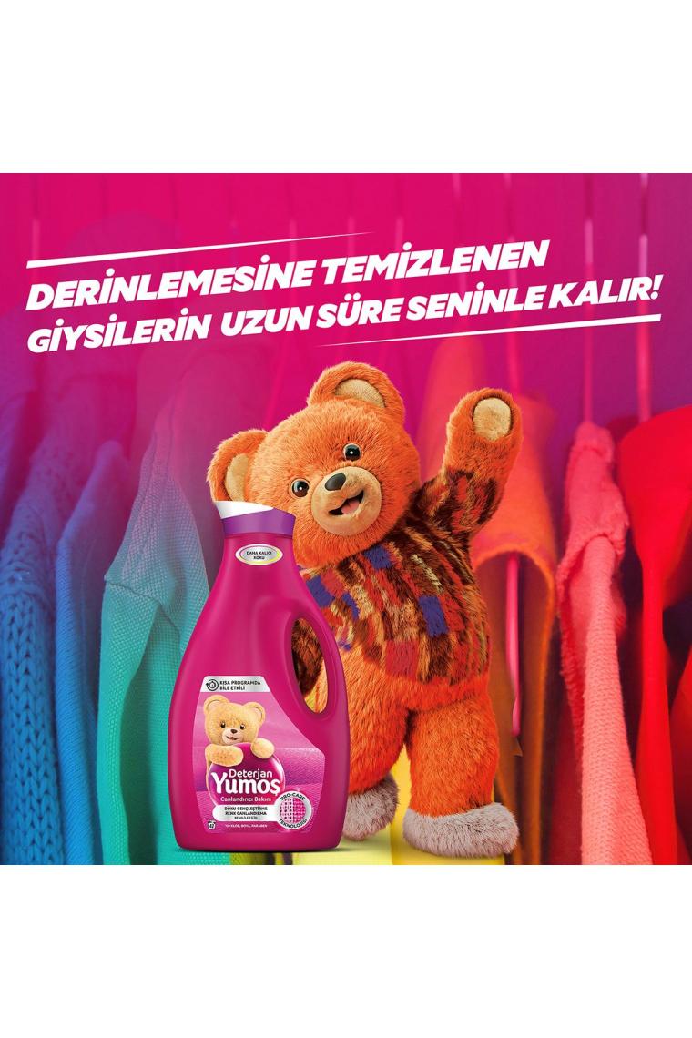 Sıvı Bakım Çamaşır Deterjanı Renkli Giysiler Için Renk Korumada Daha Iyisi Yok 2520 ml 3 Adet