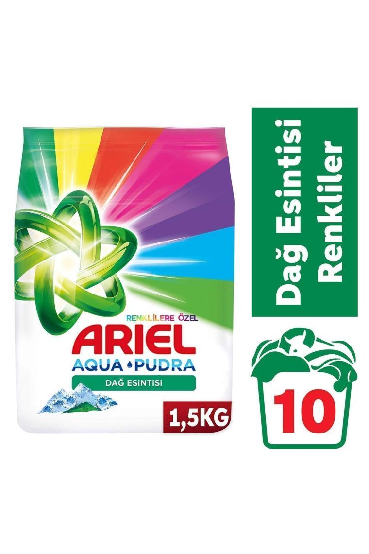 Dağ Esintisi Renklilere Özel 1,5 Kg Aquapudra Toz Çamaşır Deterjanı
