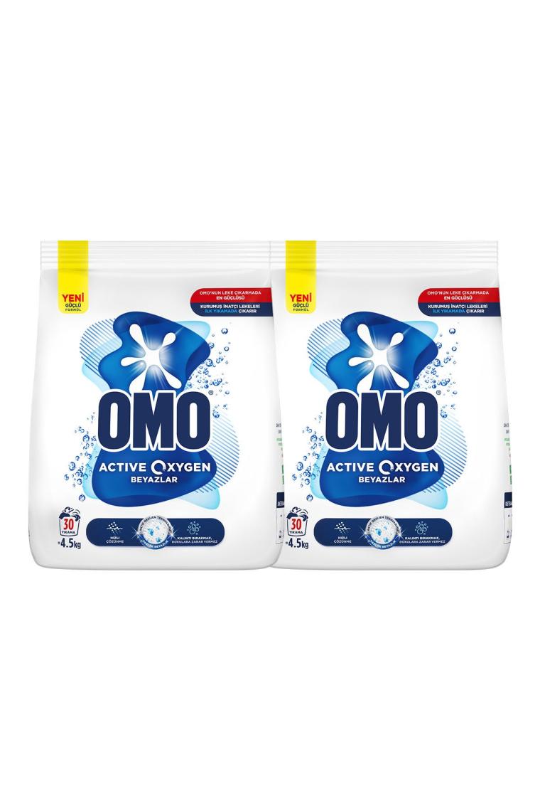 Active Oxygen Beyazlar Toz Deterjanı 4.5 Kg X2