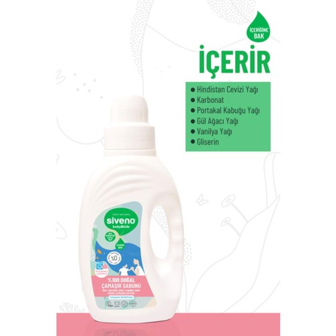 Siveno Baby Doğal Çamaşır Sabunu 1500 ml