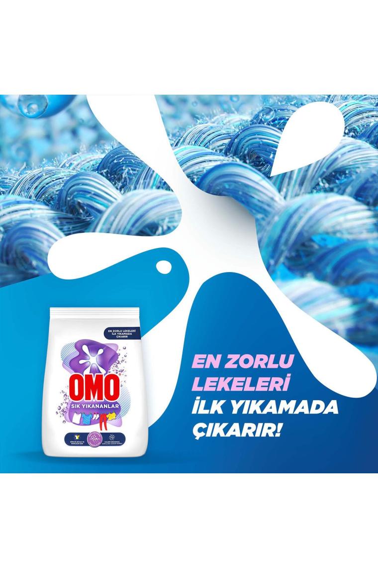 Omo Sık Yıkananlar Beyazlar ve Renkliler için 5 kg Toz Deterjan