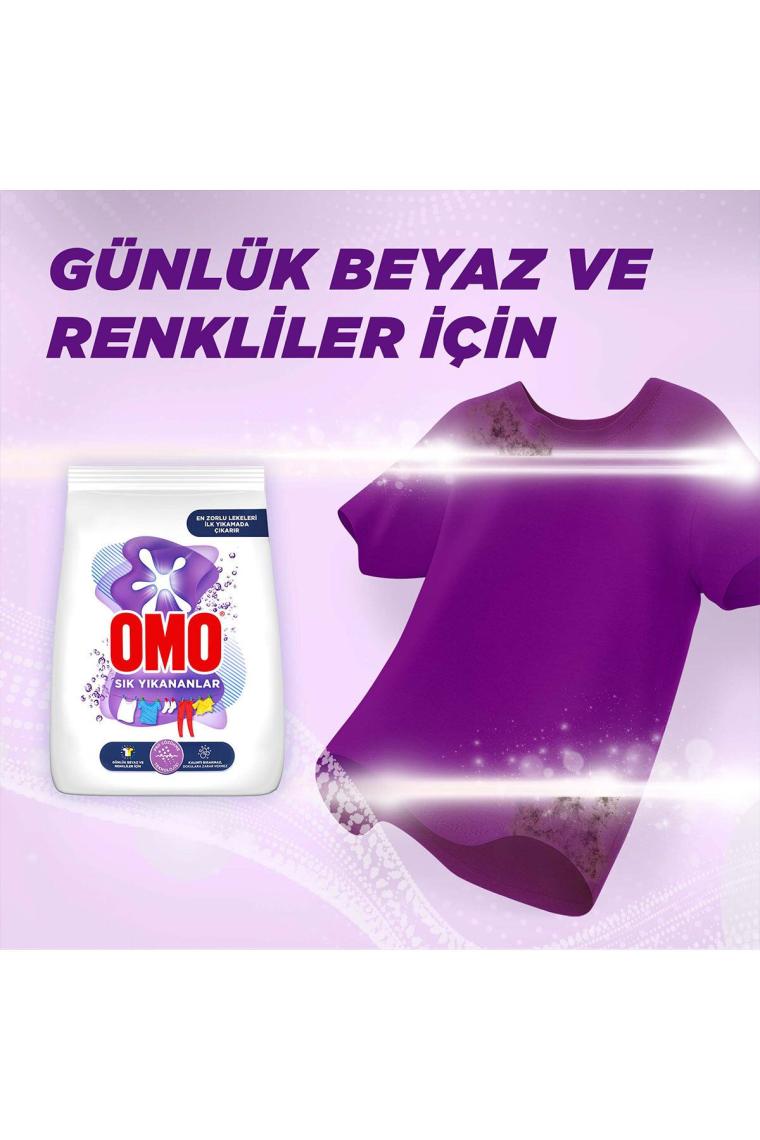 Omo Sık Yıkananlar Beyazlar ve Renkliler için 5 kg Toz Deterjan