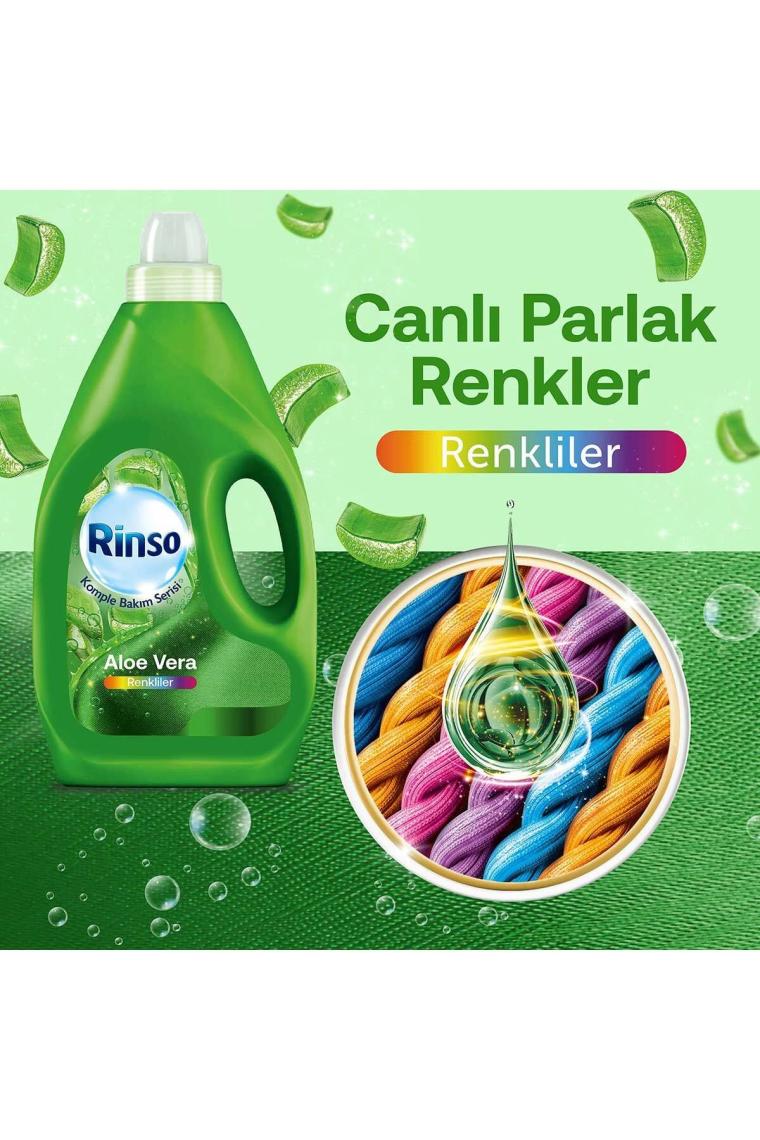 Sıvı Deterjan Aloe Vera Renkiler 3lt 4 Adet
