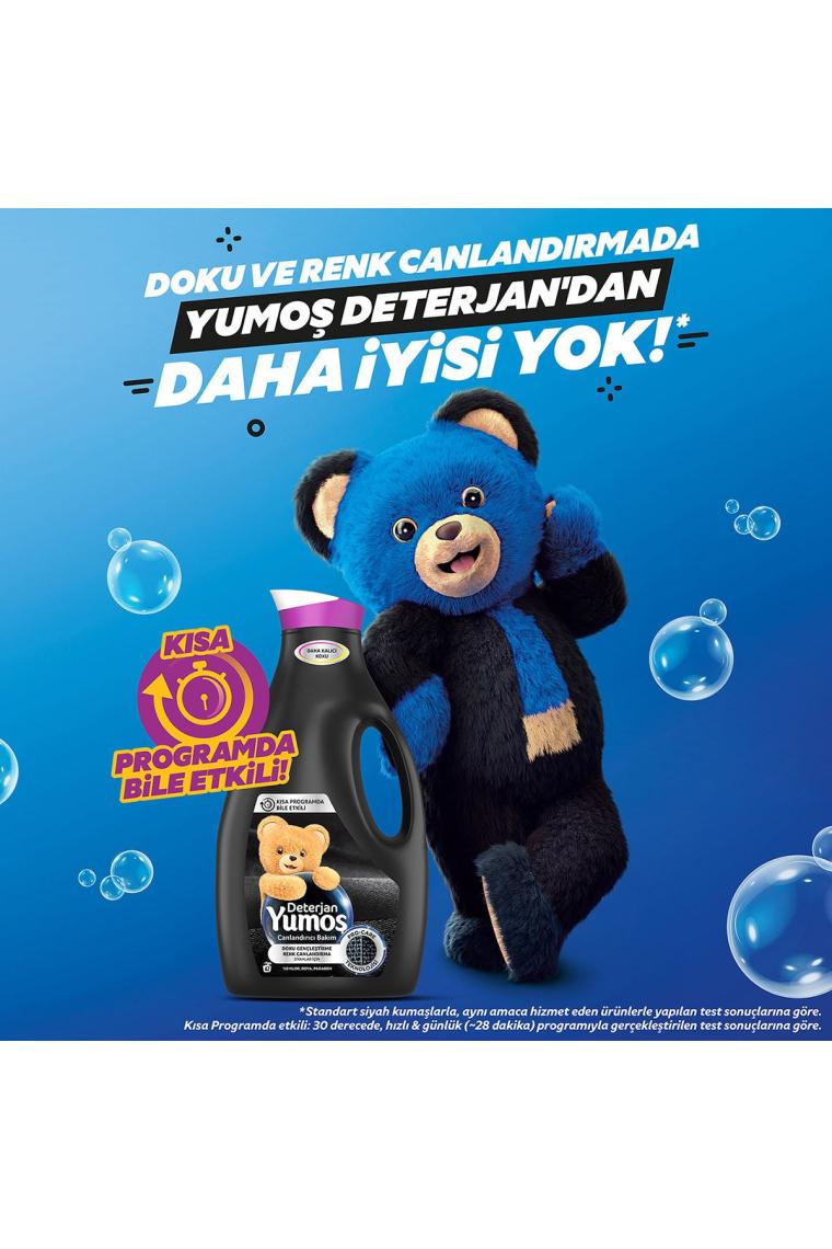 Sıvı Bakım Çamaşır Deterjanı Siyah Ve Koyu Renkli Giysiler Için 2520 ml 3 Adet