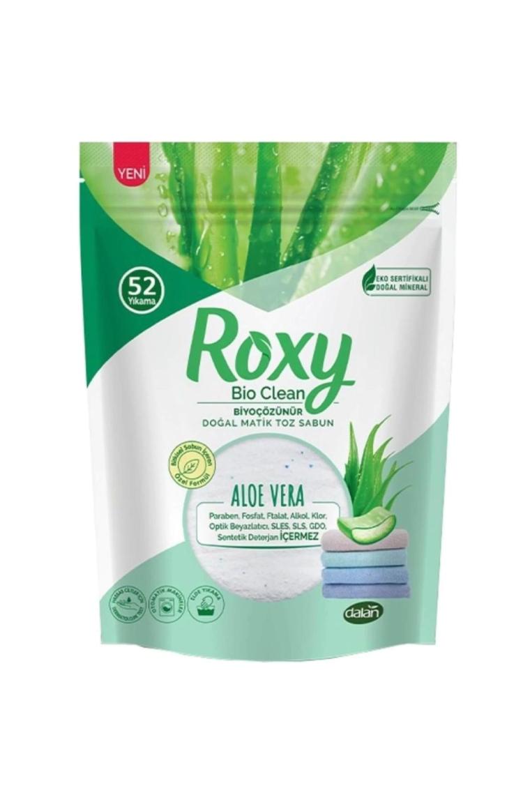 Dalan Roxy Bio Matik Clean Toz Sabun Aloe Vera 1600 gr