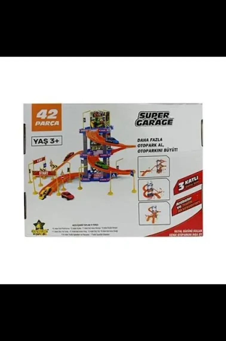 Erdem Oyuncak Küçük Otopark Set 3+ Yaş