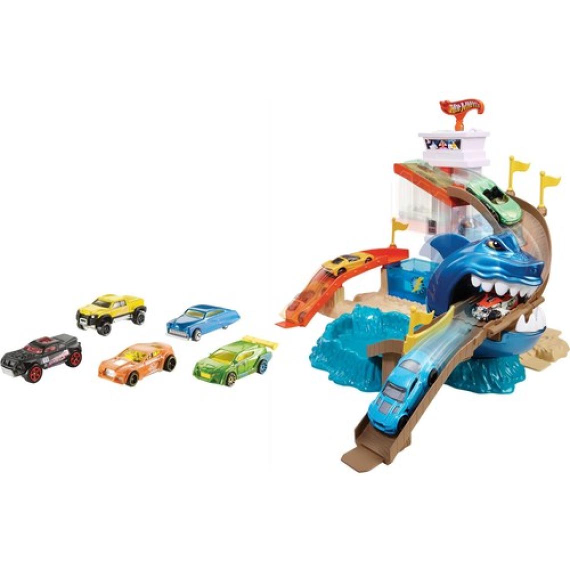 Hot Wheels Köpek Balığı Sharky Delüks Yarış Seti BGK04