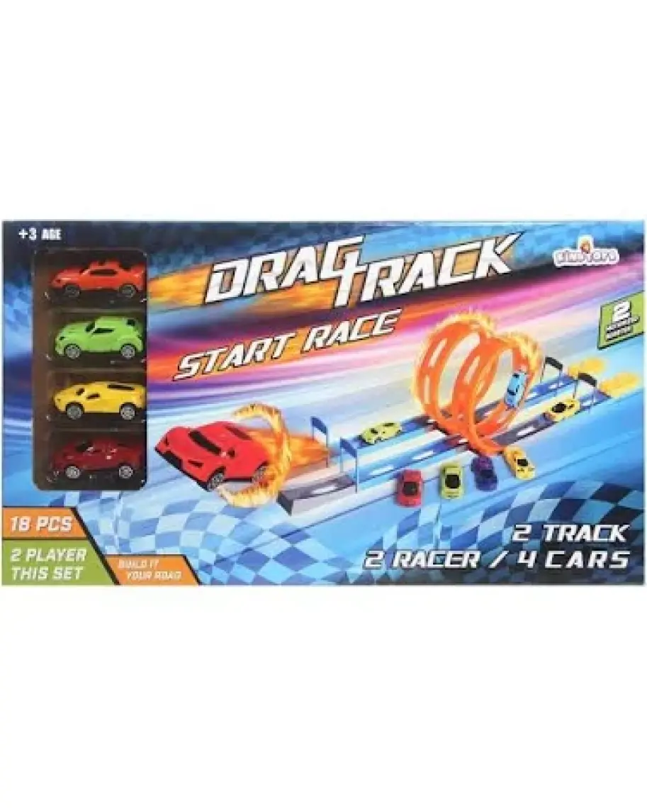 Drag Track Yarış Pisti 18 Parça