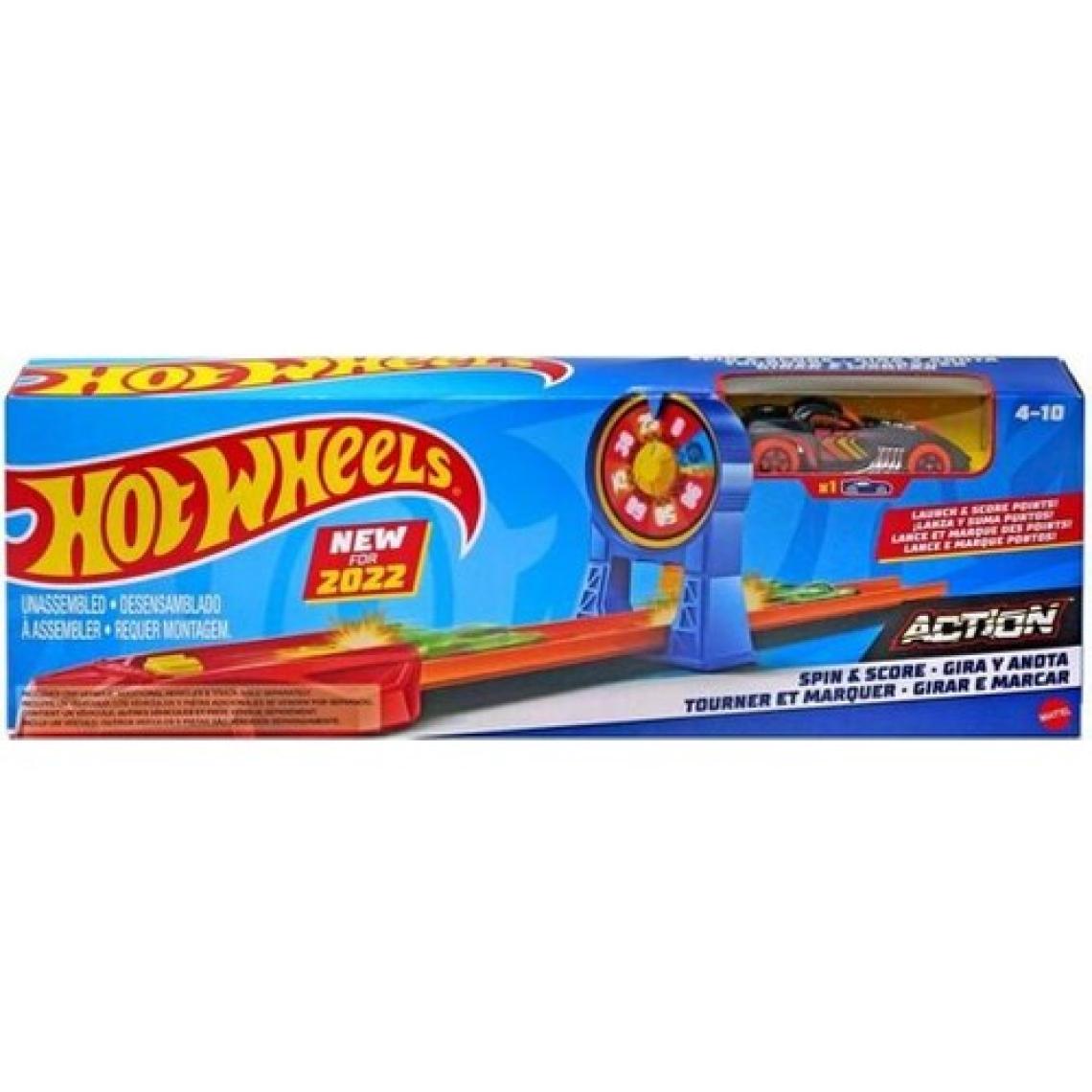 Hot Wheels Akrobasi Atlayışı Yarış Seti Döndür ve Puan Kazan HFY68