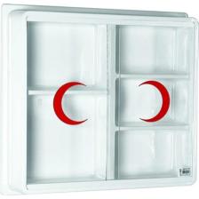 Geseus Ecza Dolabı Büyük Boy Içi Dolu Içerik Setli 47 x 44 x 12 cm 157