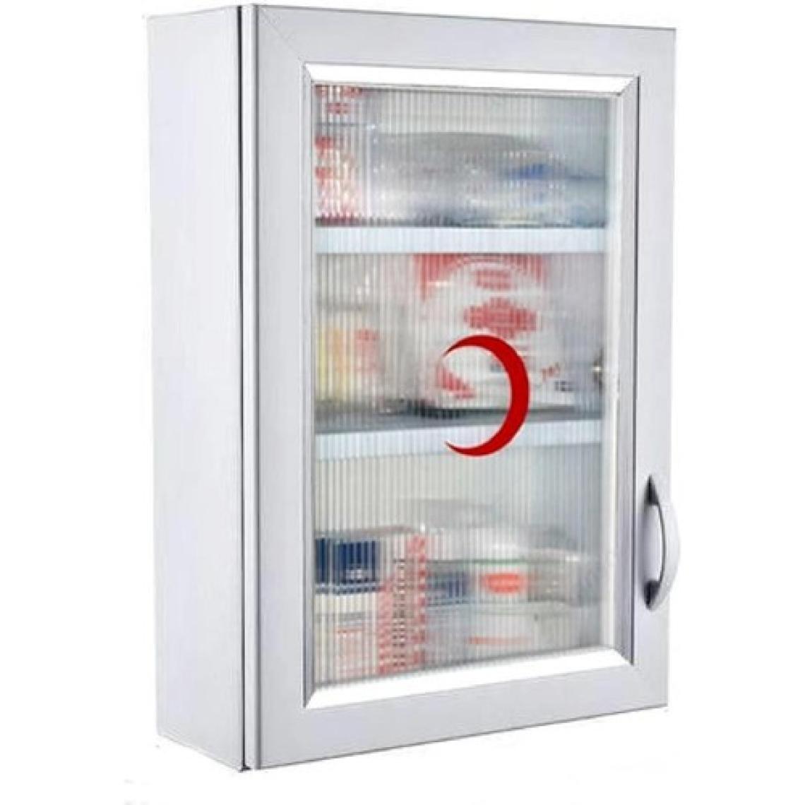 Geseus Ecza Dolabı Içi Dolu Ilk Yardım Içerikli Pvc 50X35X16 cm 159