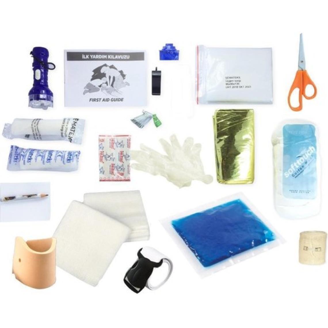 Geseus Ecza Dolabı Içi Dolu Ilk Yardım Içerikli Pvc 50X35X16 cm 159