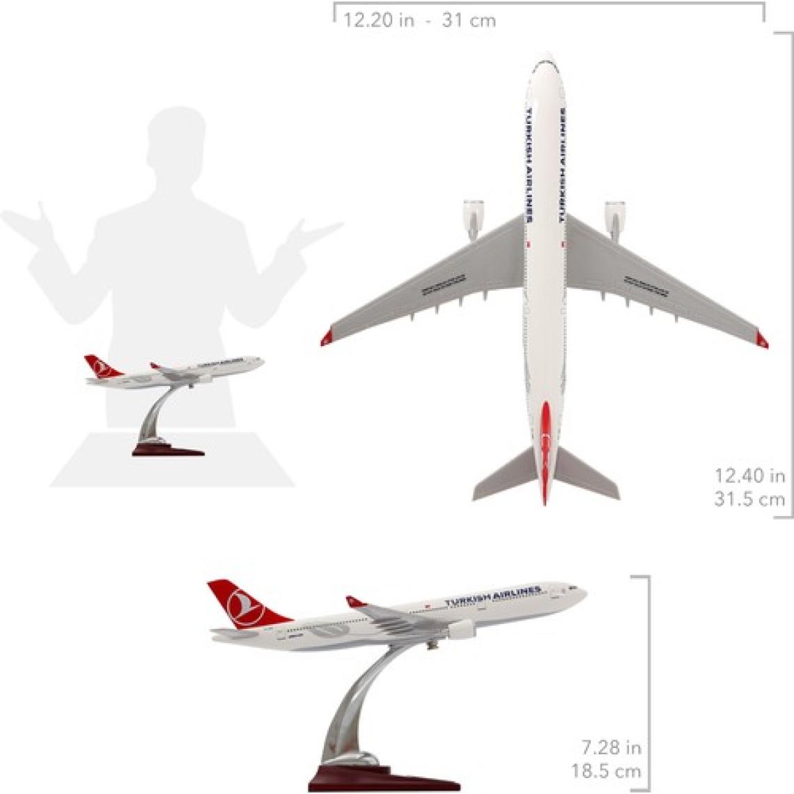 Zekupp Airbus A330-300 Thy Lisanslı Model Uçak