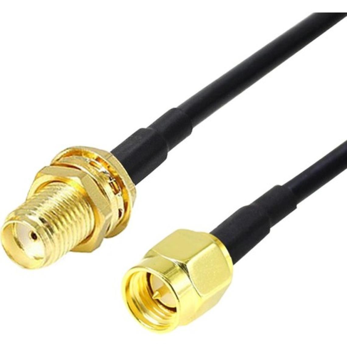 Alfais 4760 Wireless Wi-Fi Anten Uzatıcı Dişi Erkek Uzatma Kablosu 3 M