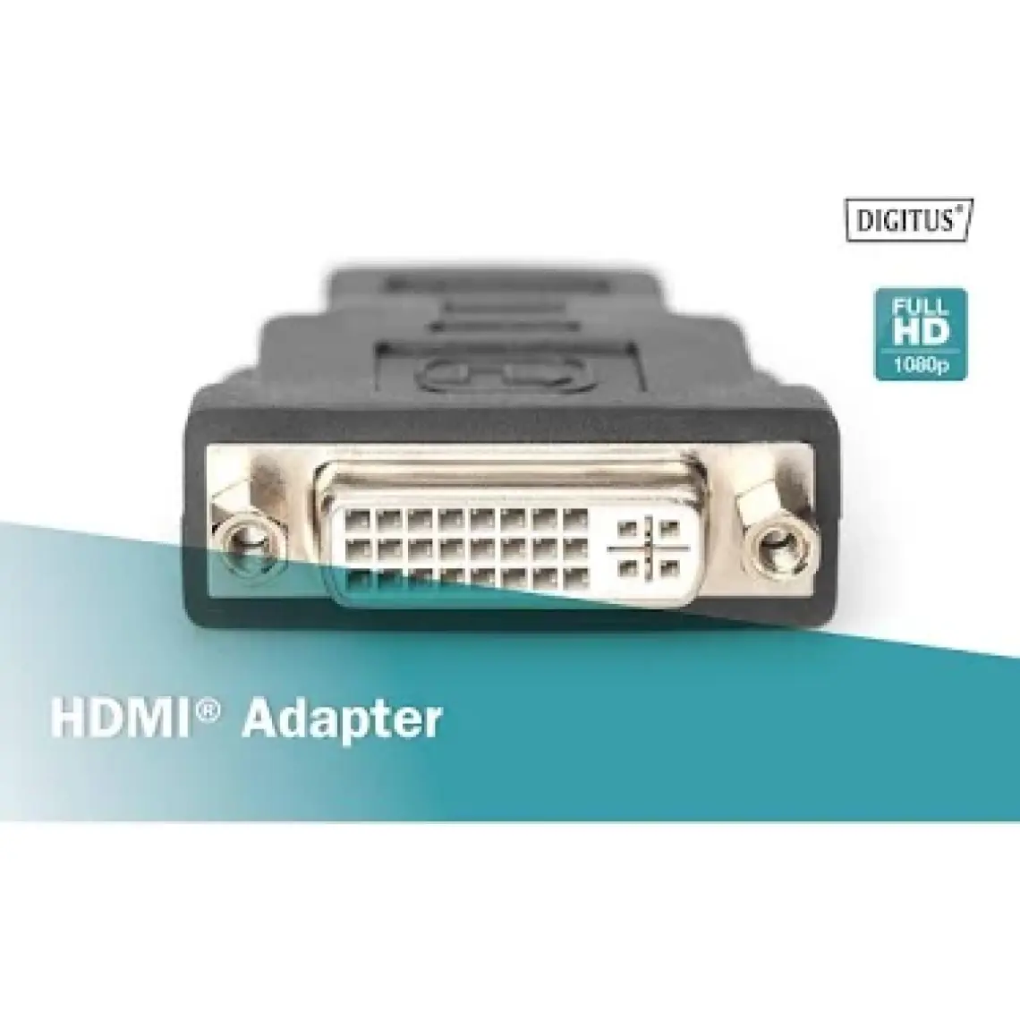 Hdmı <-> Dvı-I Adaptörü, Hdmı Tip A (19) Erkek - Dvı-I (24 + 5) Dişi, Hdmı 1.3, Siyah Renk AK-330505-000-S