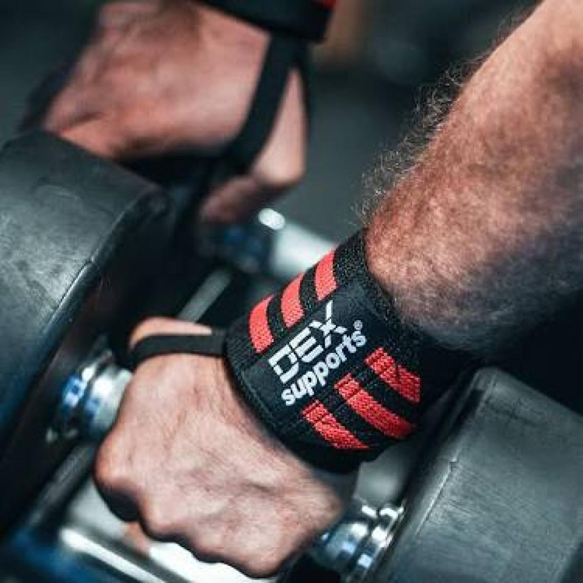 Dex Supports Wrist Wraps Fitness Bileklik Crossfit Bilekliği Ağırlık Bileklik Desteği 2'Li Paket