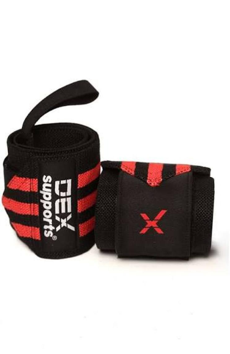 Dex Supports Wrist Wraps Fitness Bileklik Crossfit Bilekliği Ağırlık Bileklik Desteği 2'Li Paket