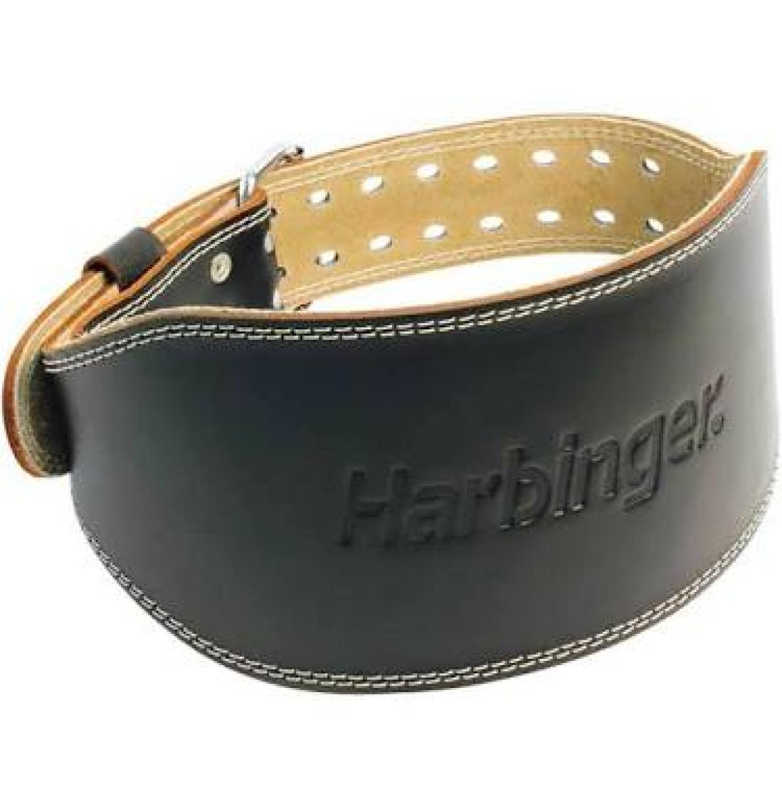 HRB.361026 Harbınger 6 Inch Padded Leather Belt Kemer-Xl Unisex Kemer Black
