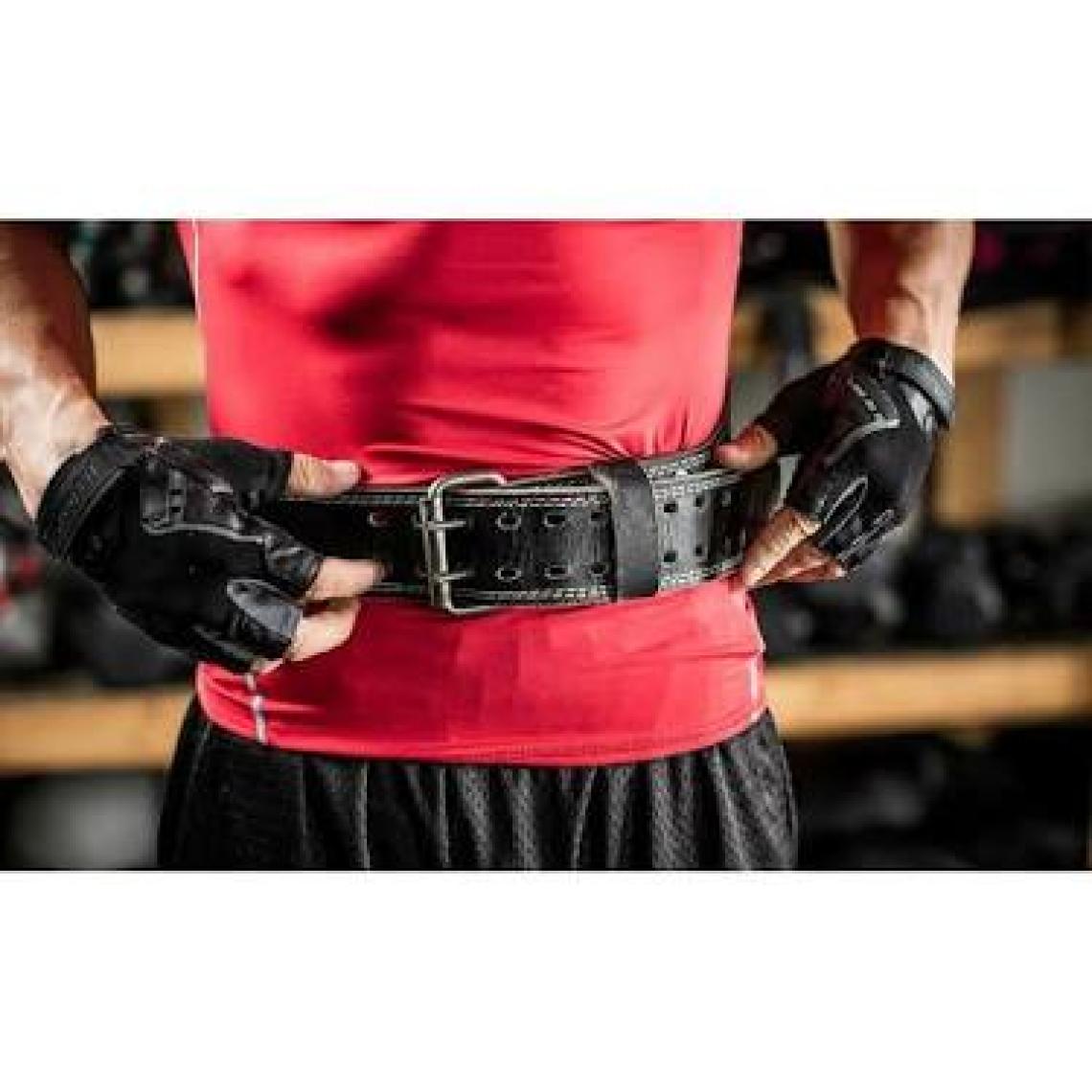 HRB.361026 Harbınger 6 Inch Padded Leather Belt Kemer-Xl Unisex Kemer Black