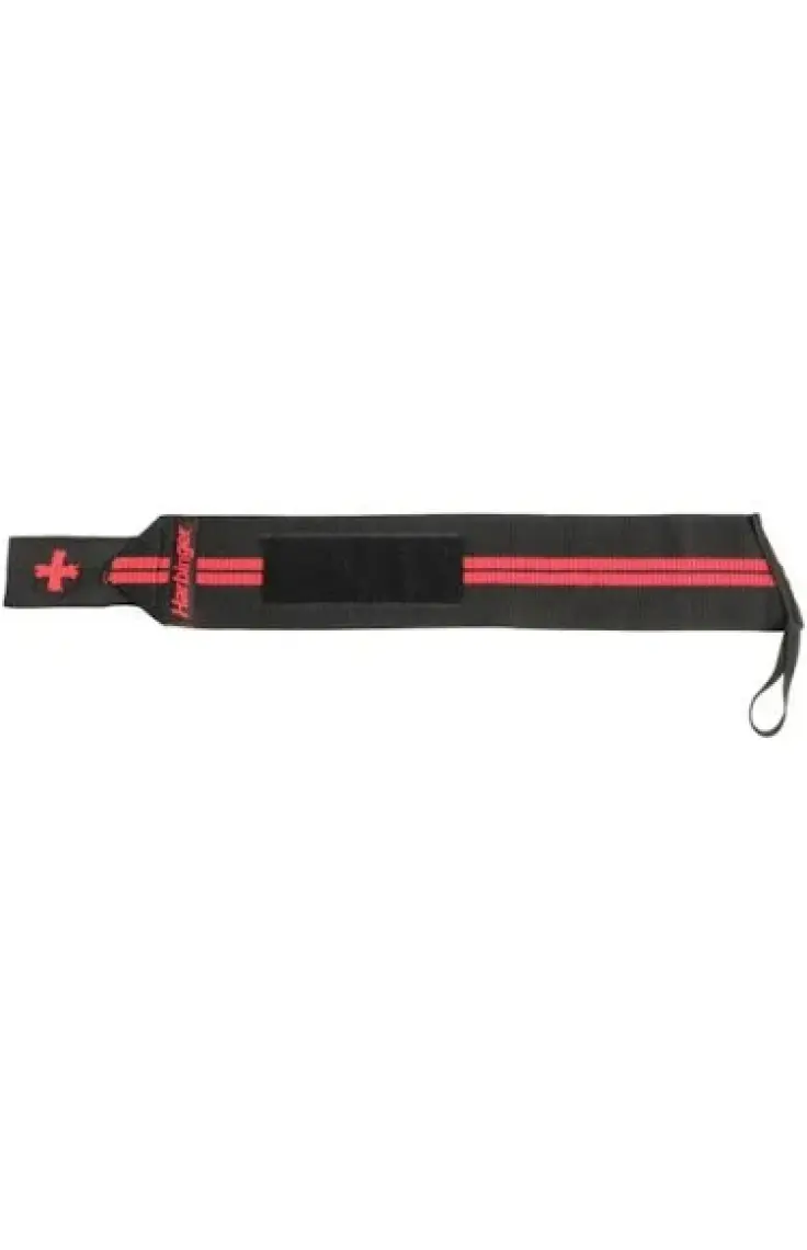 HRB.360548 Harbinger Red Line Wrist Wraps 18 Unisex Kemer Black/red