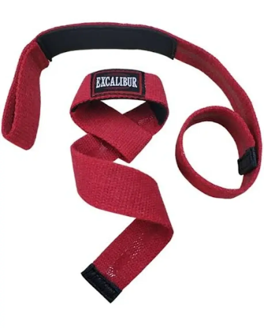 Excalibur Lifting Straps Ağırlık Kayışı Çift - Kırmızı