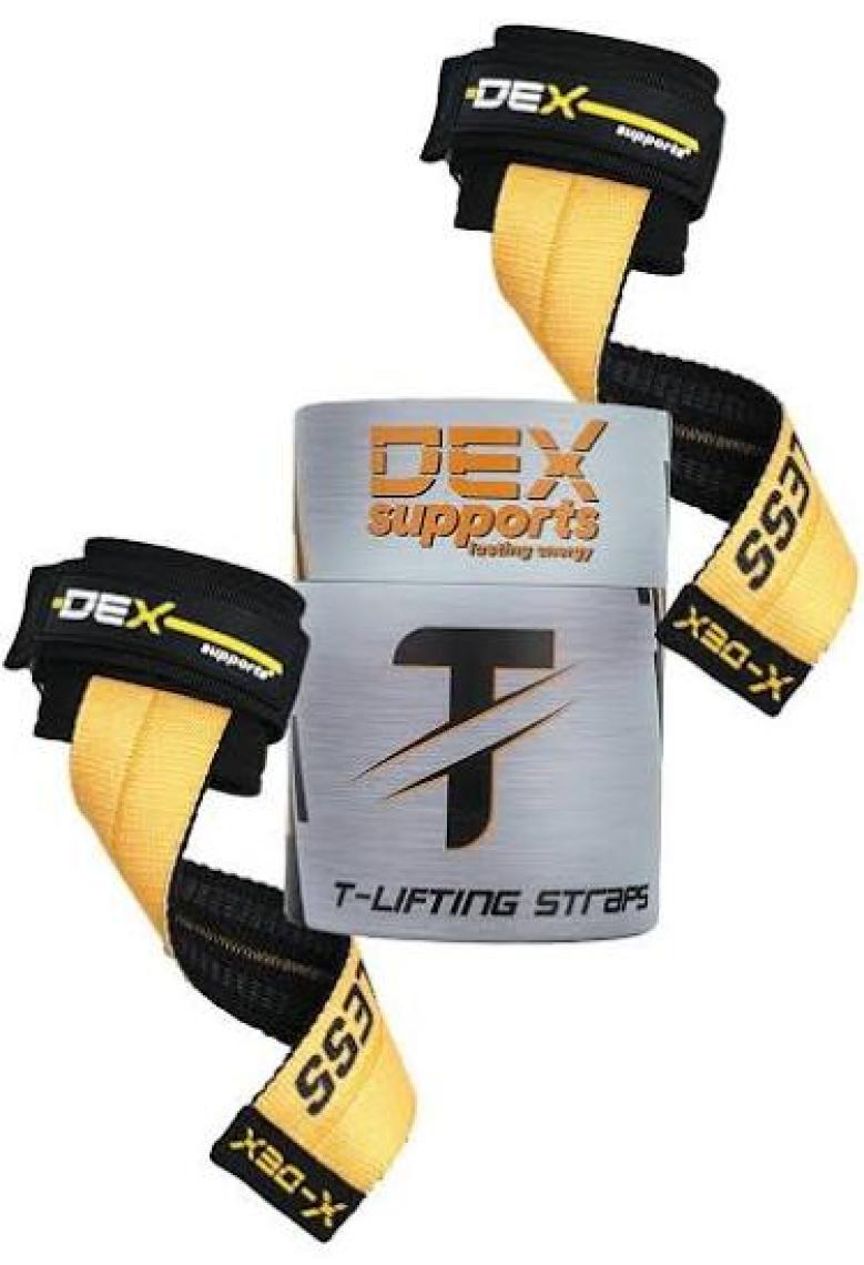 Dex Supports T-Grips Lifting Straps Ağırlık Kaldırma Kayışı