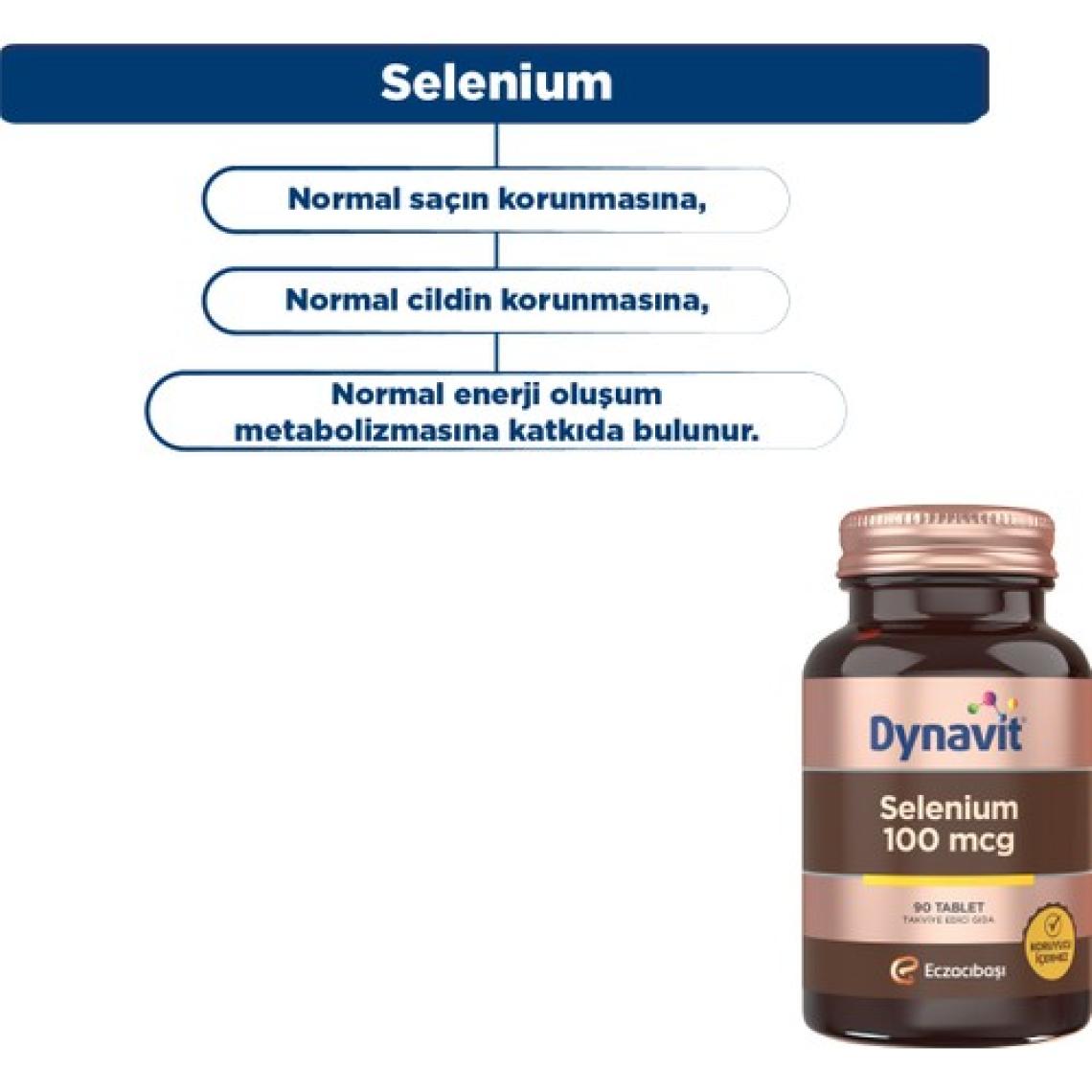 Dynavit Selenium 100 mcg 90 Tablet - Selenyum