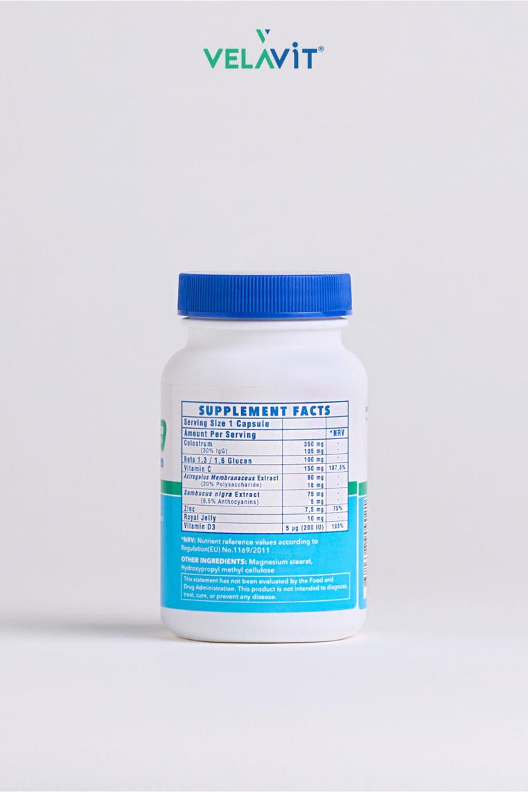 Velavit V-Firstect with Colostrum 30 Kapsül
