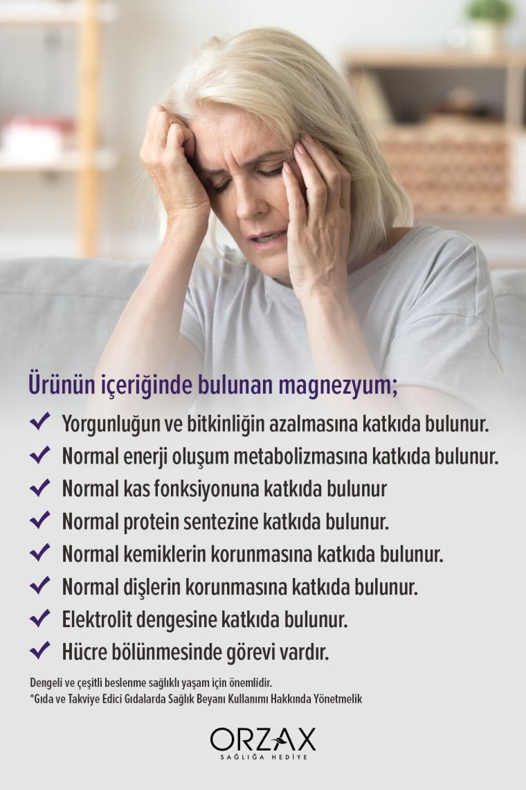 Orzax Ocean Extramag Threog Takviye Edici Gıda 60 Tablet