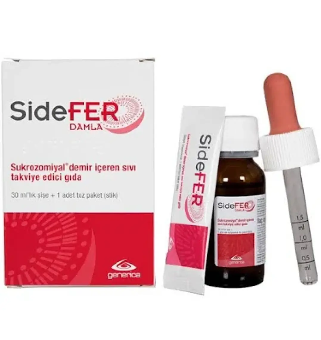 Sidefer Damla 30 ml Şişe + 1 Stik