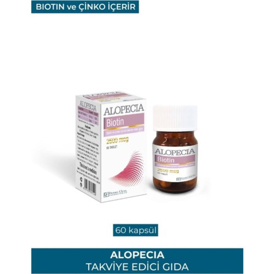 Dermo Clean Alopecia Biotin 2500 Mcg 60 Tablet
