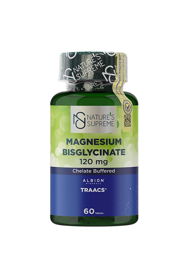 Nature's Supreme Magnesium Bisglycinate 120 Mg 60 Tablet