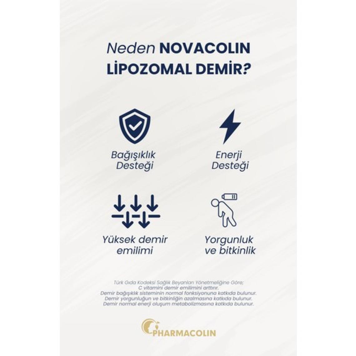 Novacolin Lıpozomal Demir 30 Kapsül