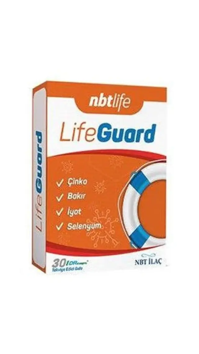 Nbt Life Lifeguard Çinko Bakır 30 Kapsül