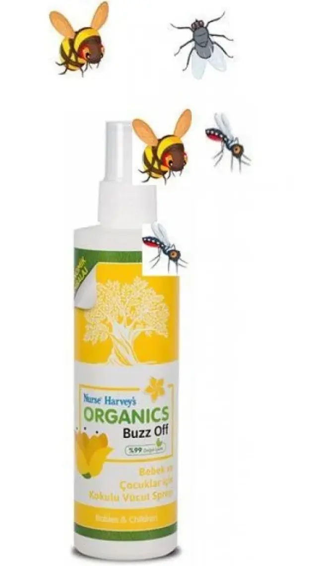 Organics Buzz Off Bebek Ve Çocuklar Için Sprey 175ml (doğal Sivrisinek Kovucu)