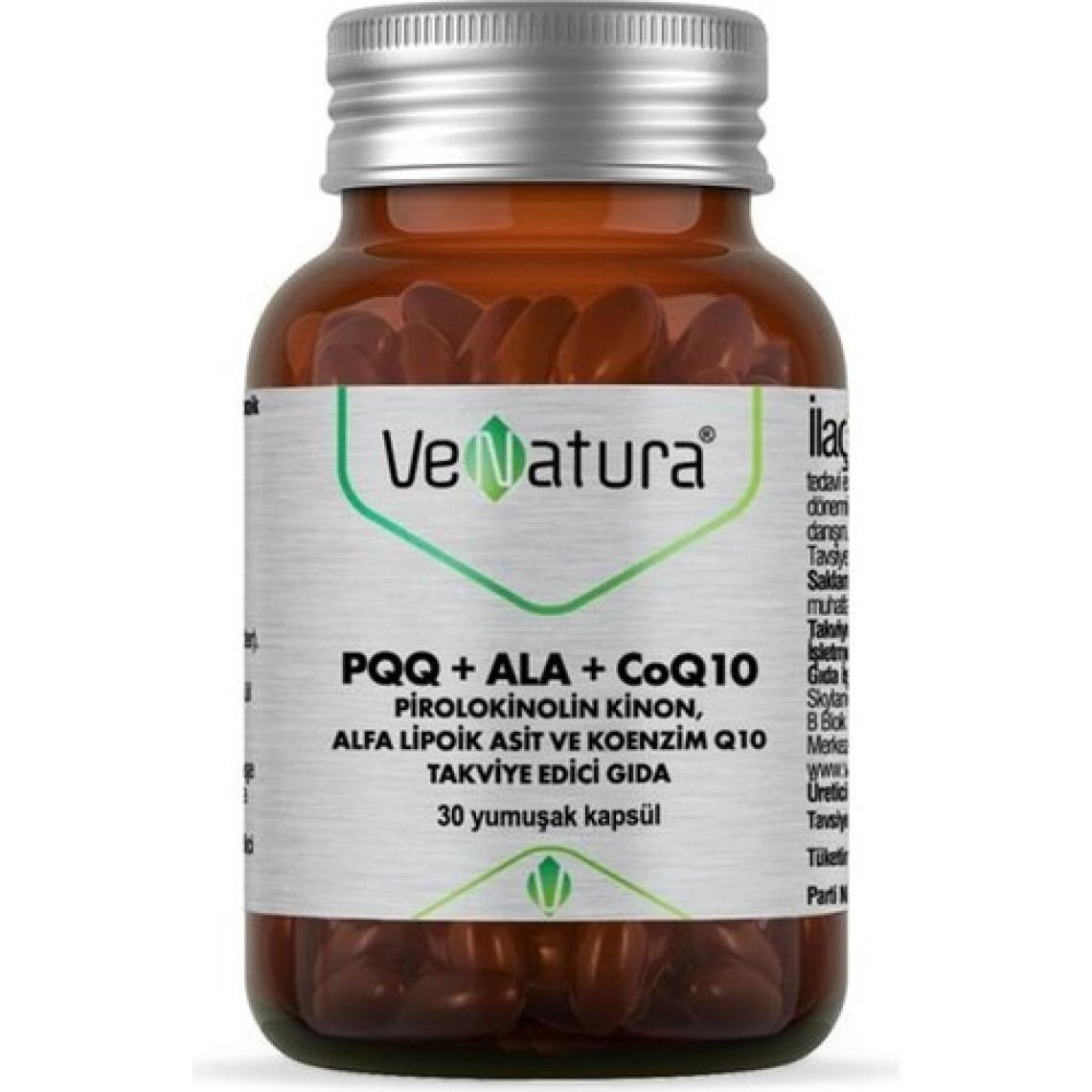 Venatura PQQ+ALA+COQ10 30 Kapsül