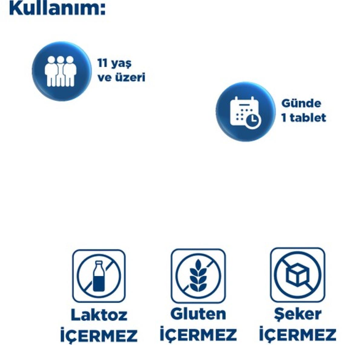 Dynavit Mag Complex 60 Tablet - Magnezyum Kompleks (Malat-Sitrat-Bisglisinat)