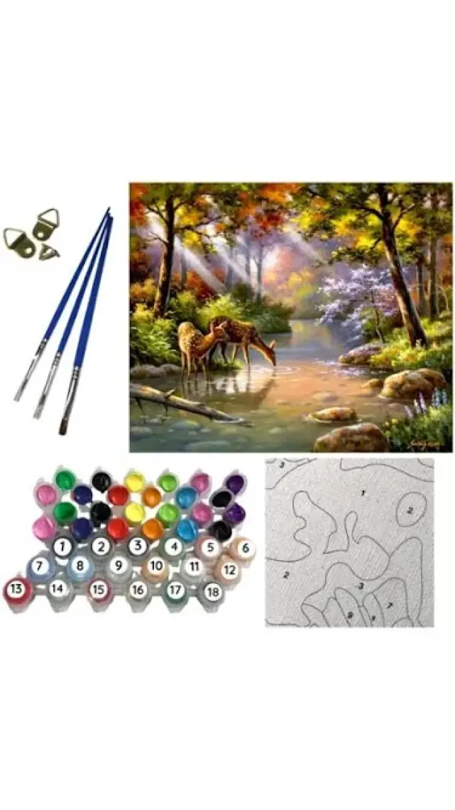 Tale Hobby Sayılarla Boyama Hobi Seti 40 x 50 cm