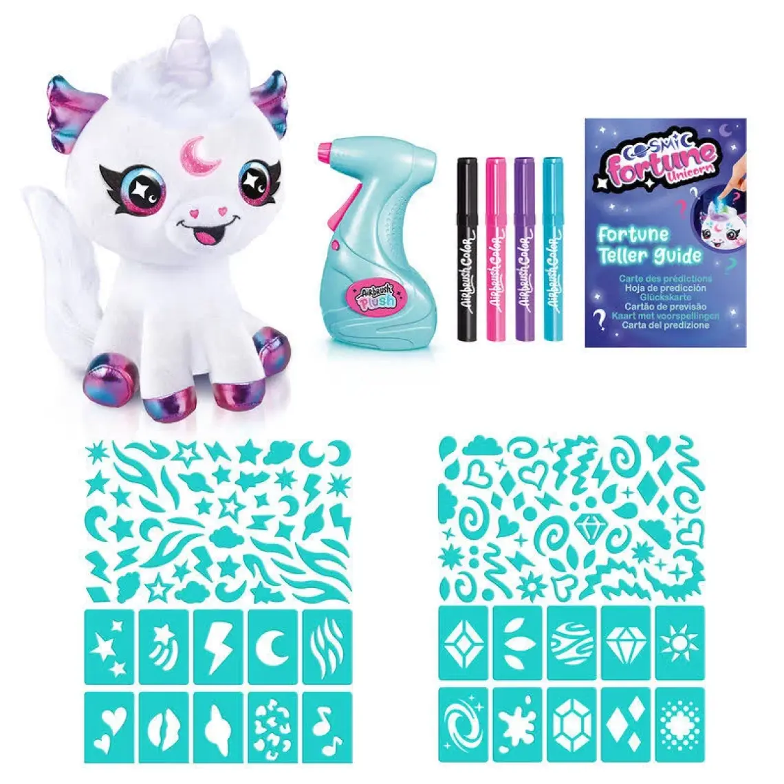 Işıklı Airbrush Peluş Cosmic Unicorn