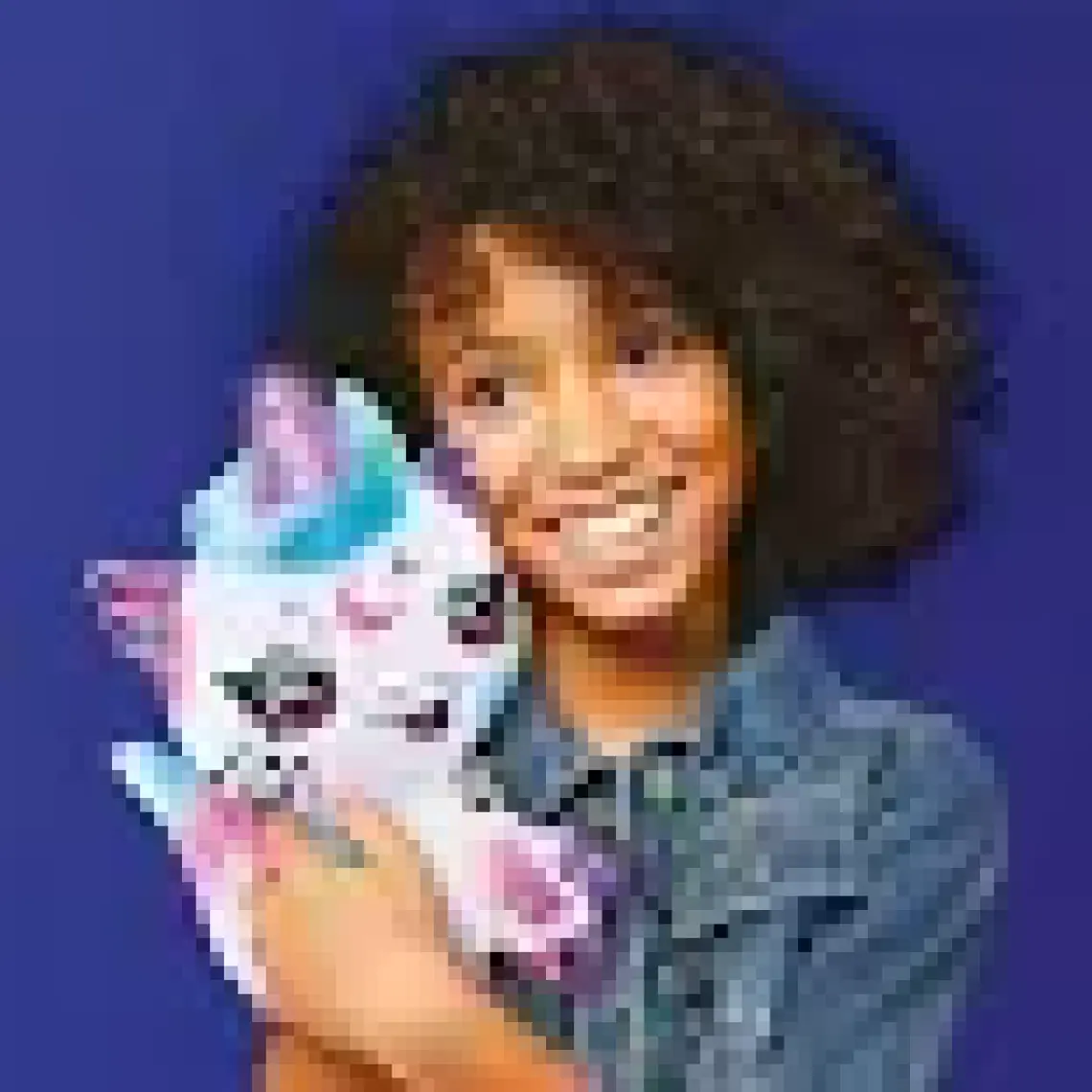 Işıklı Airbrush Peluş Cosmic Unicorn