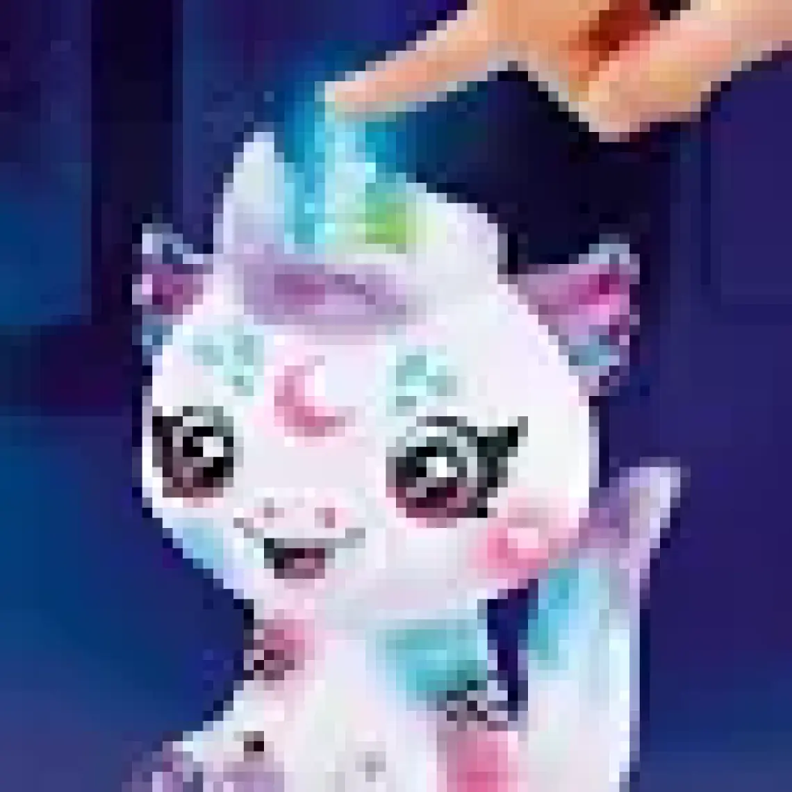 Işıklı Airbrush Peluş Cosmic Unicorn