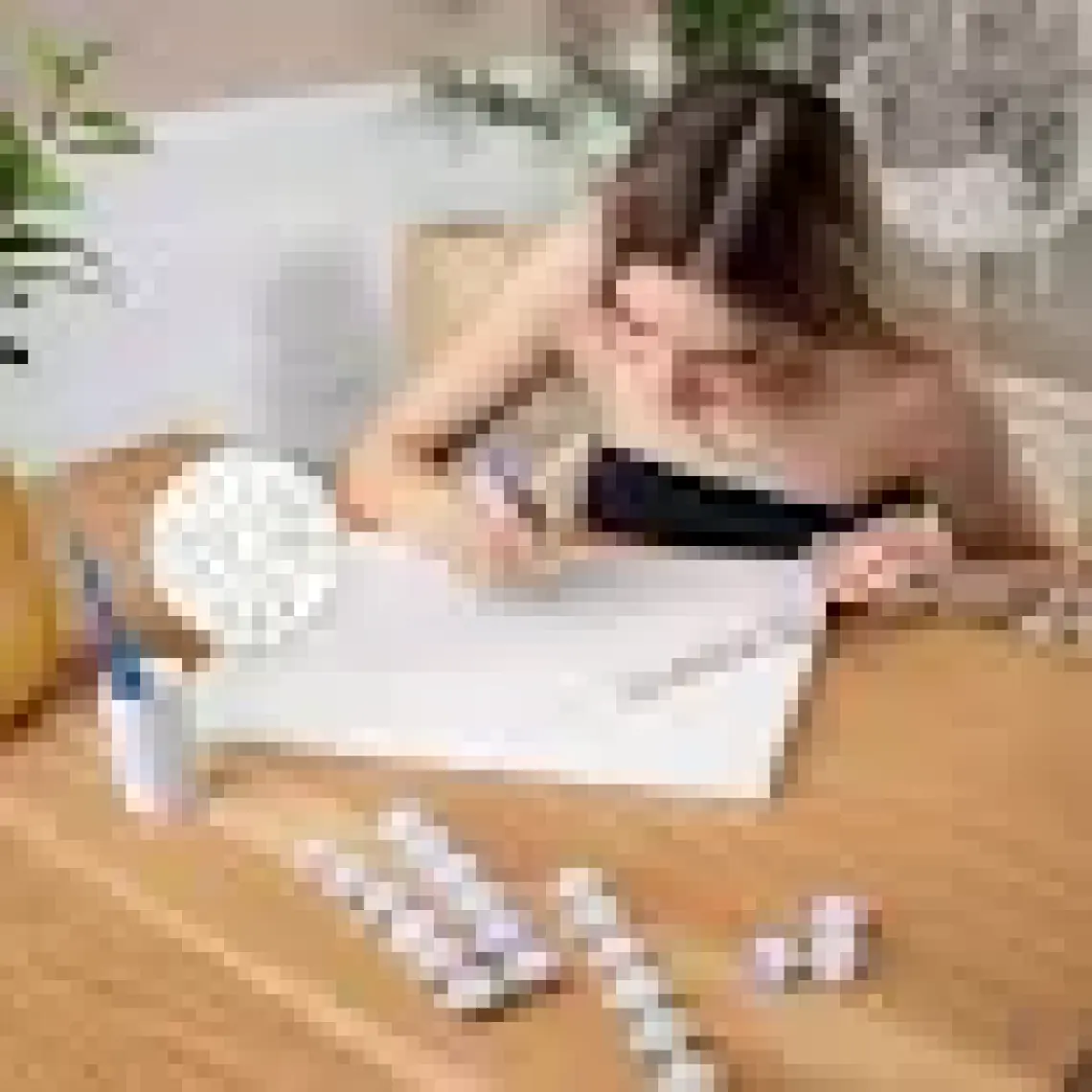 Tabdiko Sayılarla Boyama Seti 40 x 50 cm Tuval Şasesine Gerili Kırmızı Bahçe