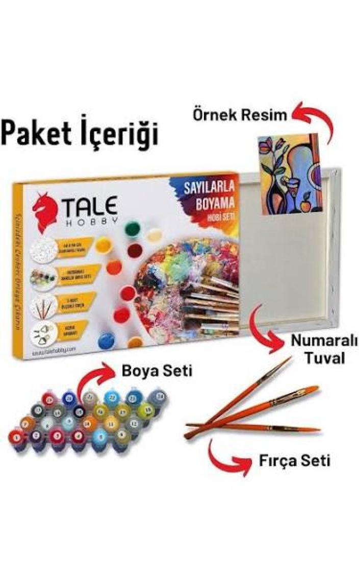 Tale Hobby Sayılarla Boyama Hobi Seti 40 x 50 cm