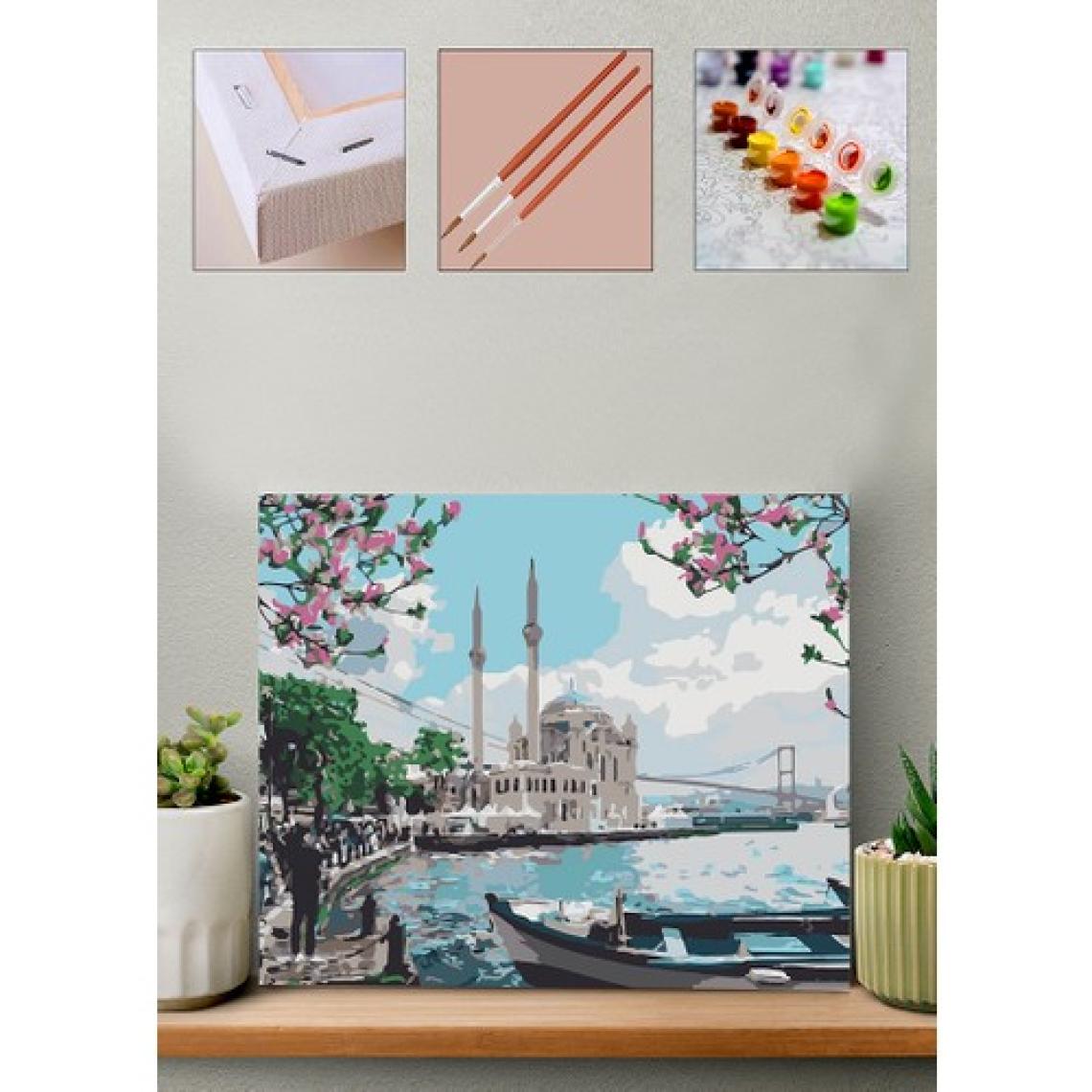 Carmen Sayılarla Boyama Seti - Ortaköy Istanbul 40 x  50 cm