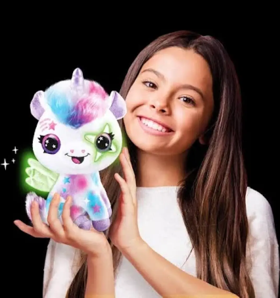 Airbrush Peluş Karanlıkta Parlayan Sihirli Unicorn