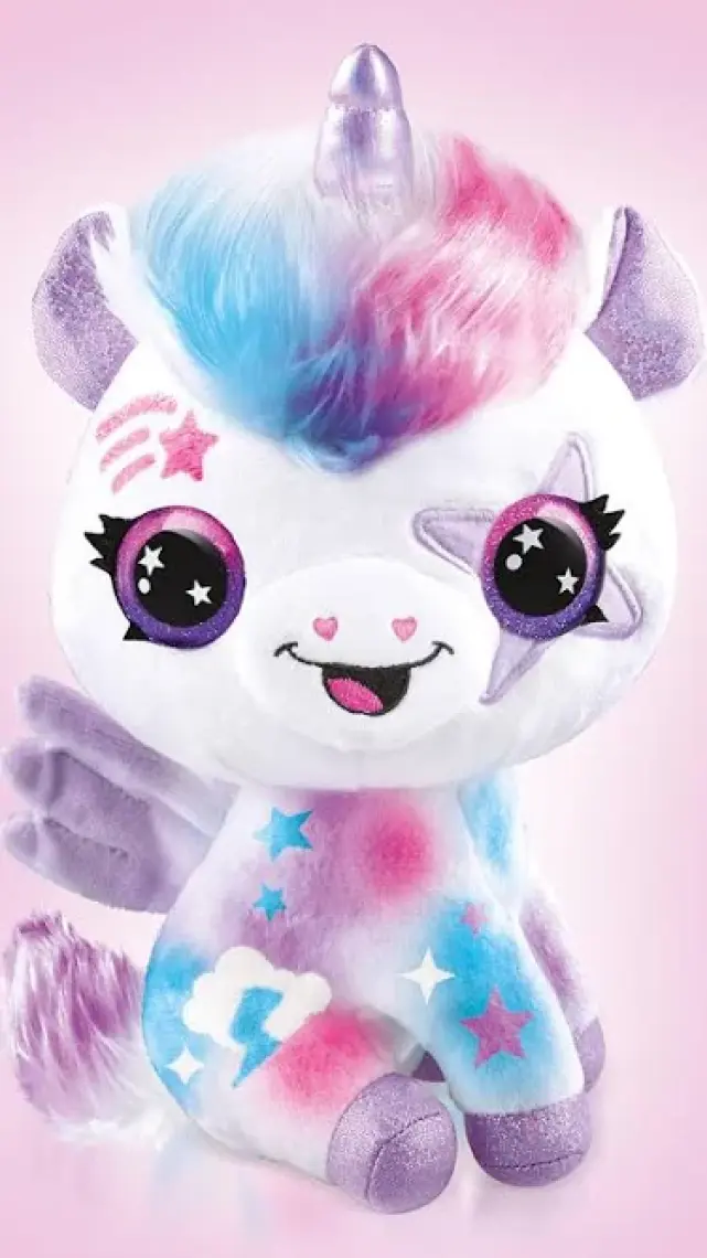 Airbrush Peluş Karanlıkta Parlayan Sihirli Unicorn