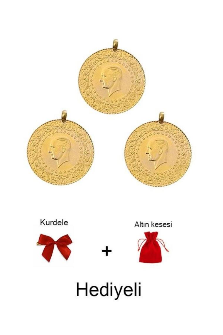Ziynet Çeyrek Altın - Eski (KULPLU) 3 Adet
