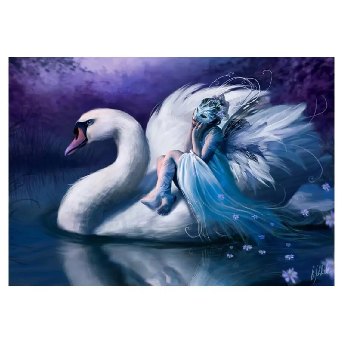 Ks Games White Swan 1500 Parça Puzzle